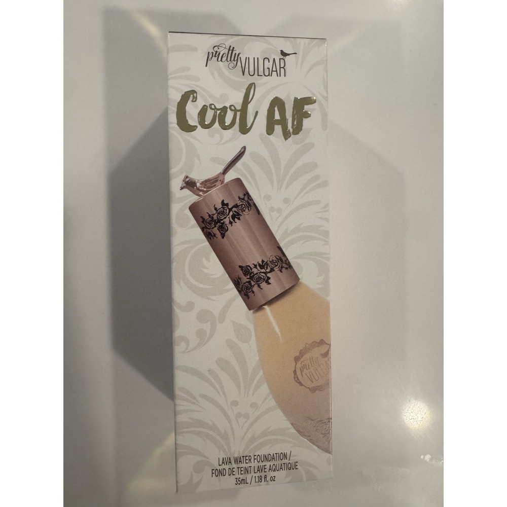 Pretty Vulgar Cool AF Foundation 1.18 Oz. 92 Skin Candy 01B4 NIB